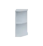 TZ 2 - 3 kancelářská skříň rohová, pravá, 750x360x400, bílá